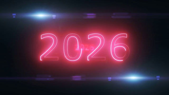 抽象循环2026年概念的黑色背景视频下载