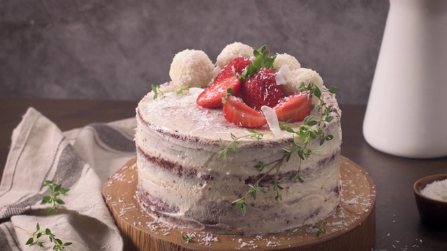 草莓裸蛋糕视频下载