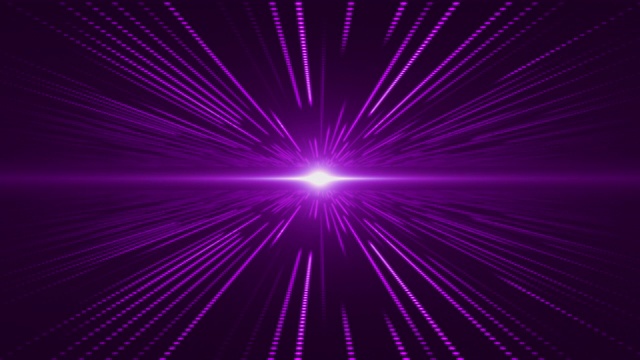 紫罗兰抽象技术数字背景透视与光视频素材
