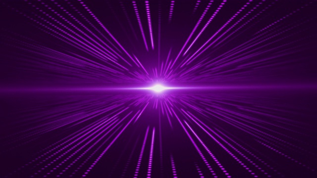 飞进抽象科技科幻与旋转紫罗兰背景视频素材