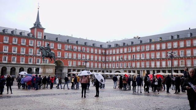 马德里旅游中心视频素材