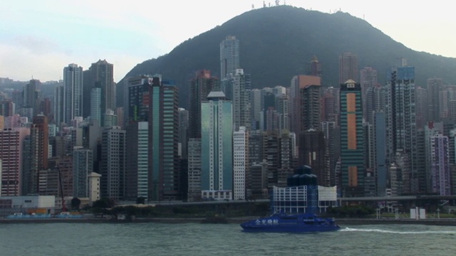香港的天际线视频下载