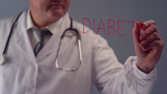 医生写糖尿病这个词视频下载