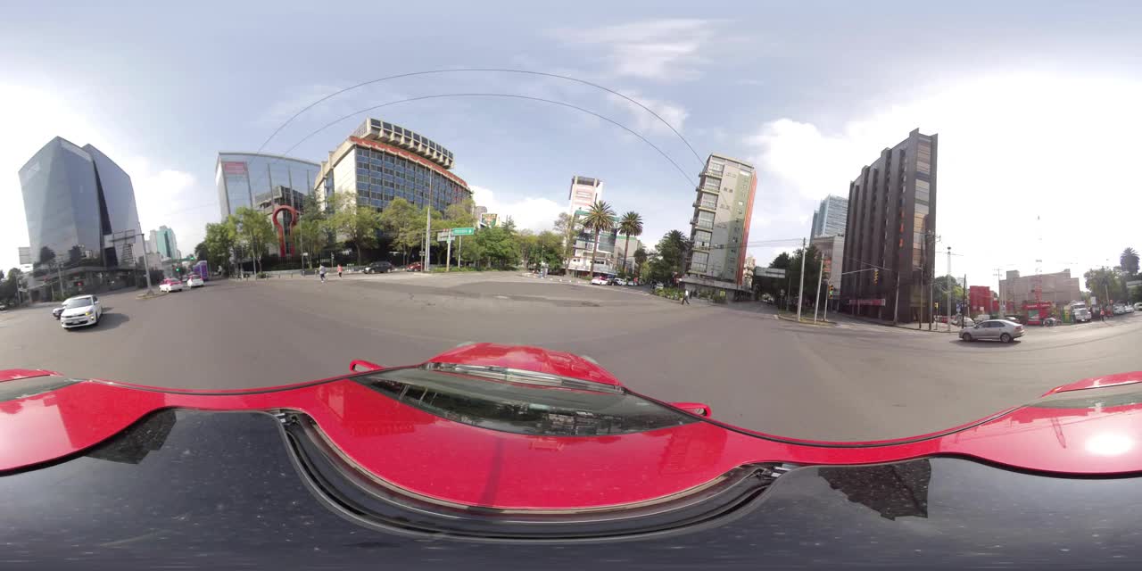 在360 VR中，墨西哥城的马扎里克大道视频下载