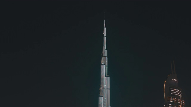 迪拜夜景，阿联酋视频下载