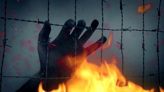 在有毒战区，手与火的栅栏视频下载