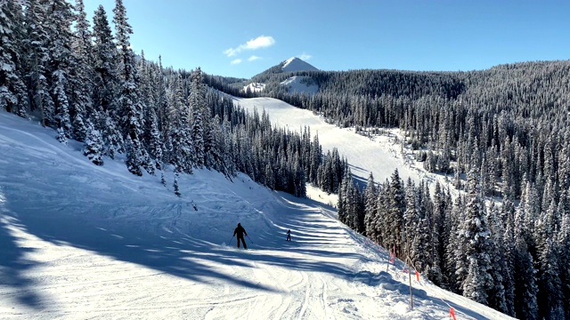 美国科罗拉多州的冬季场景视频下载