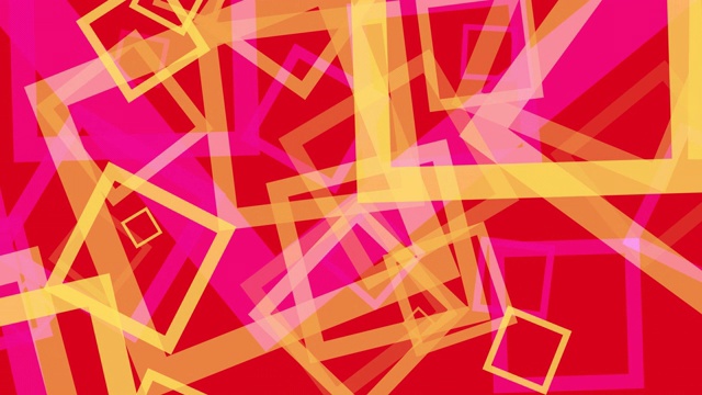 4k粉红色洋红橙色正方形模糊抽象音乐会红色背景视频素材