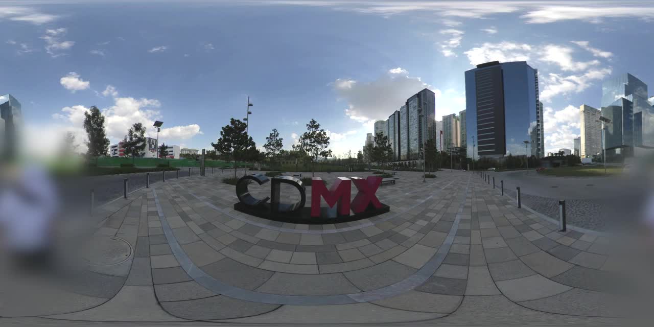 圣达菲墨西哥城360°VR全景视图视频素材