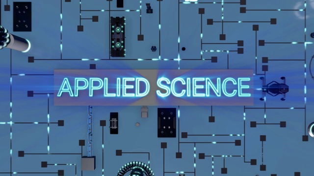 未来科技环蓝应用科学视频素材