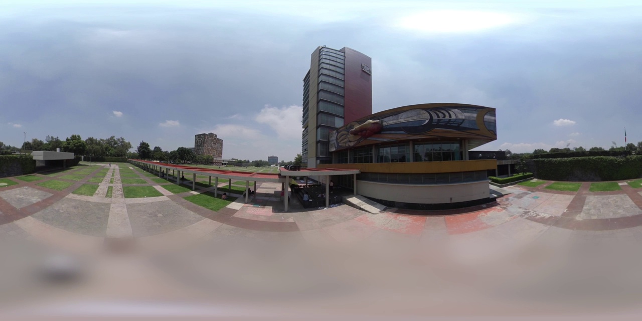 墨西哥国立自治大学在360 VR视频素材