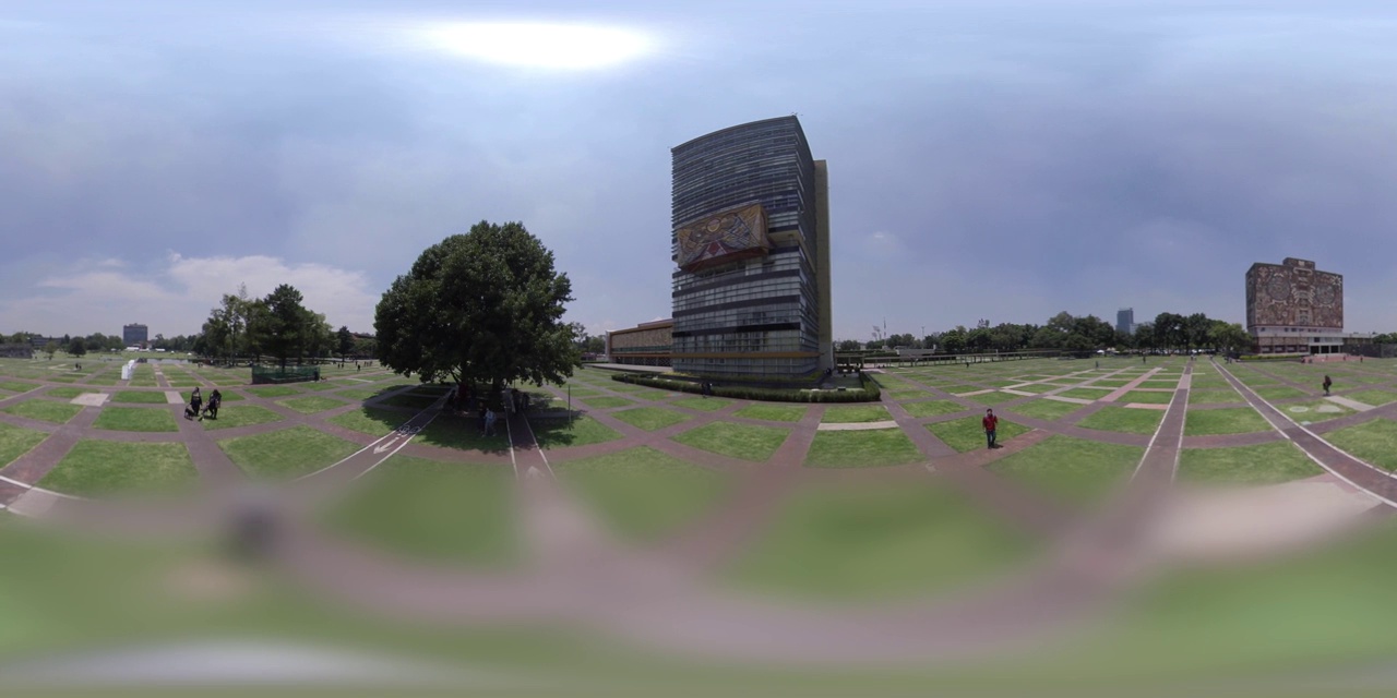 墨西哥国立自治大学在360 VR视频素材