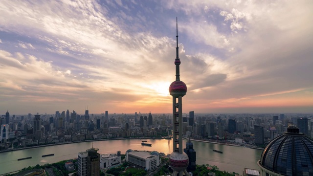 上海全景视频素材