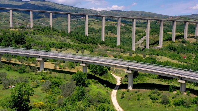 意大利莫利塞的阿格尼高架桥视频素材