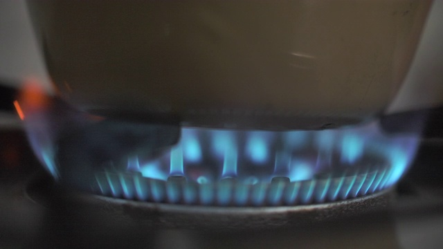 厨房灶火煤气视频下载