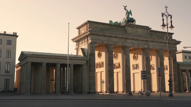 德国柏林的勃兰登堡门视频素材