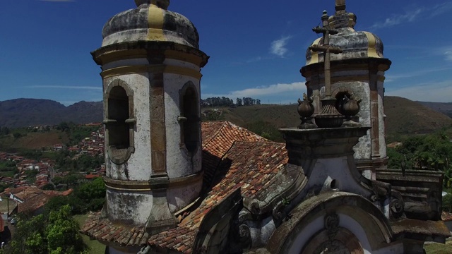 巴西米纳斯吉拉斯州乌罗普雷托的圣方济各阿西西教堂视频下载