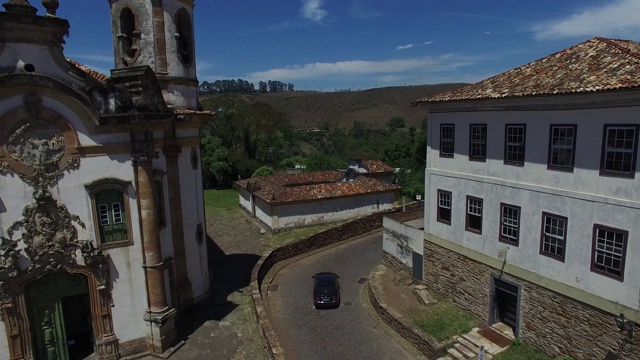 巴西米纳斯吉拉斯州乌罗普雷托的圣方济各阿西西教堂视频素材