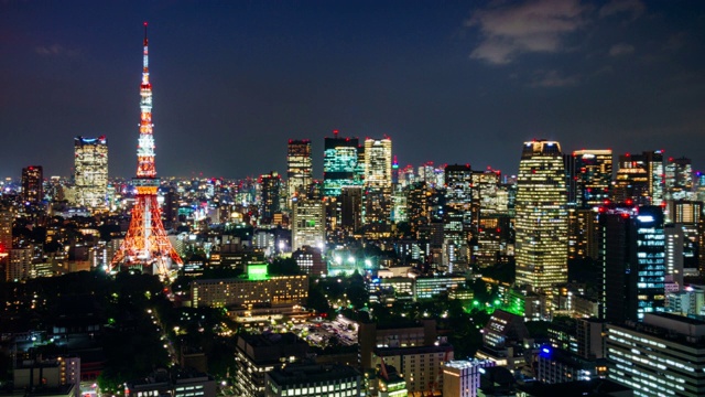 日本东京的时光流逝视频素材