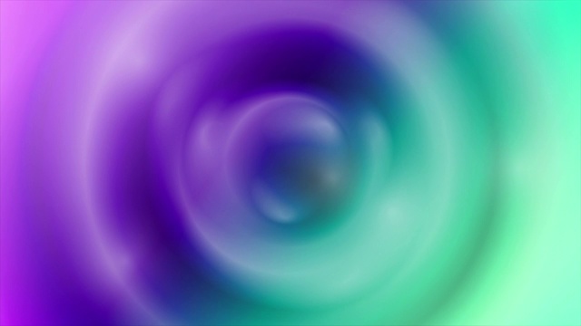 紫罗兰色和青色平滑圆圈抽象运动背景视频下载