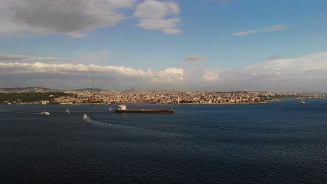 伊斯坦布尔海峡的视频素材