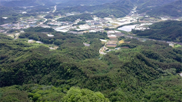 Maisan省级公园/济南郡，全拉岛，韩国视频素材