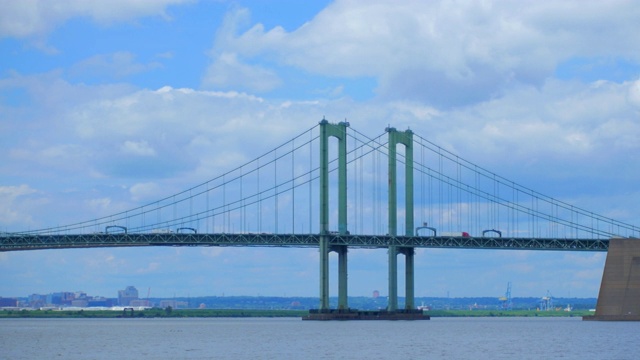 特拉华州纪念桥:特拉华州和新泽西州之间的桥梁视频下载