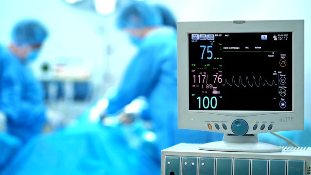 手术室4K心脏监护仪视频下载