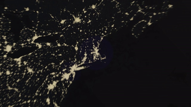 地球美国佛蒙特之夜视频素材