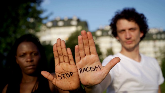 阻止种族主义视频素材