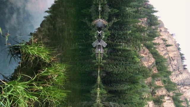 位于落基山脉的科罗拉多湖视频素材