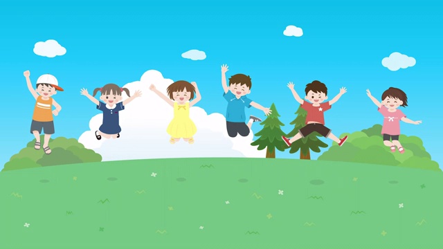 孩子们跳的动画视频下载