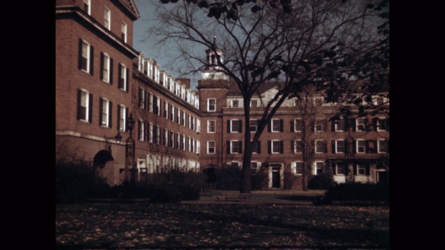 德菲大厅和耶鲁大学校园，纽黑文，康涅狄格州，美国视频下载