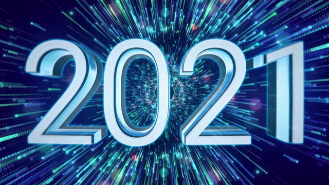 2021背景-可循环元素- 4K分辨率视频素材