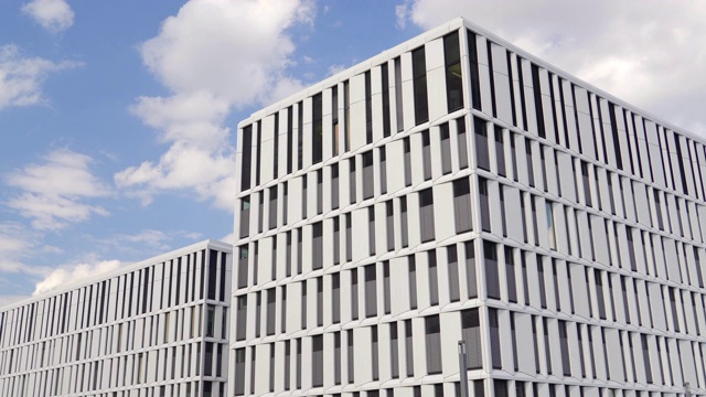 柏林的现代企业办公大楼视频下载