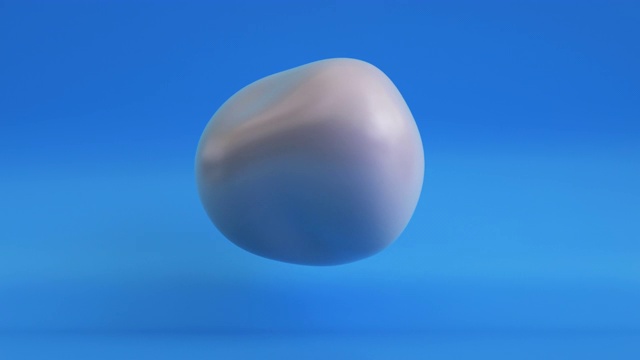 浮动Blob LOOP(蓝色)视频素材