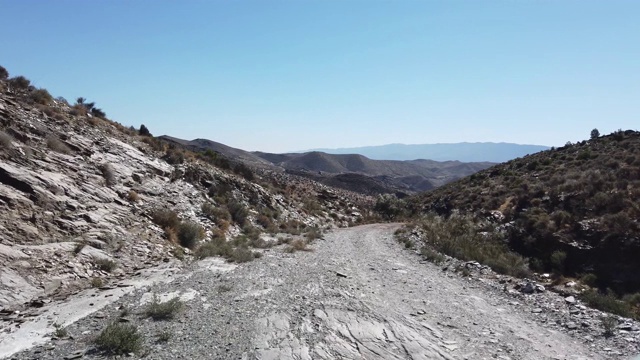西班牙的塔伯纳斯沙漠，安达卢西亚的塔伯纳斯视频素材