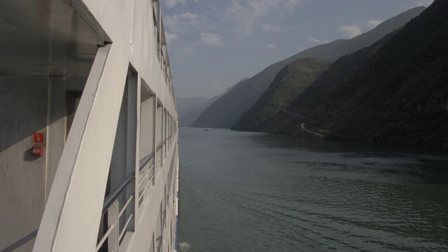 长江上的游船，三峡，长江，中华人民共和国，亚洲视频下载