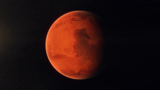 火星前视图视频素材