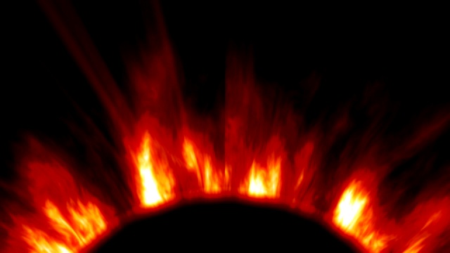 太阳光火抽象日冕视频下载