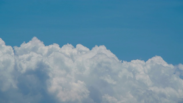 4K的夏季云的延时视频视频素材
