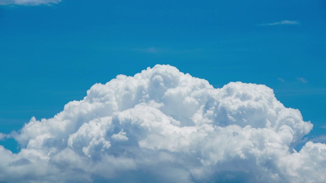 4K的夏季云的延时视频视频素材