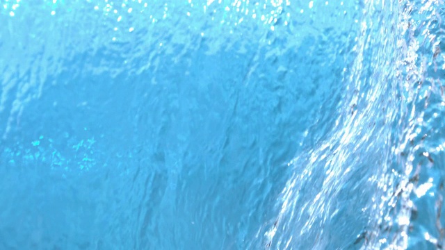 水背景纹理倾泻在瀑布在慢动作抽象视频下载