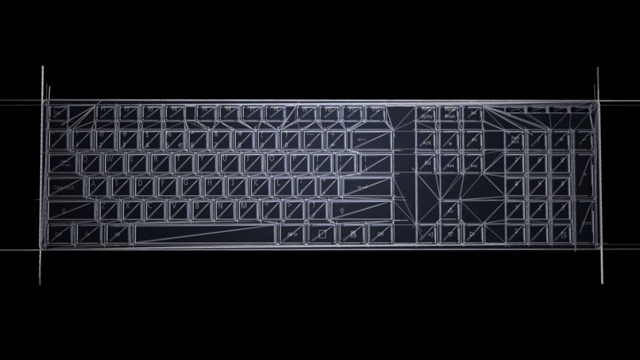 电脑键盘设计动画。视频下载
