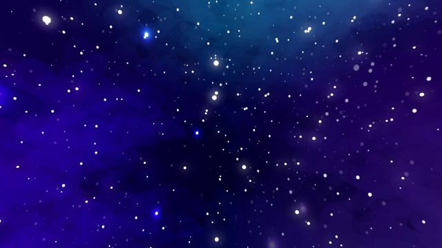 大量的恒星和太空星系天文学背景动画视频视频素材