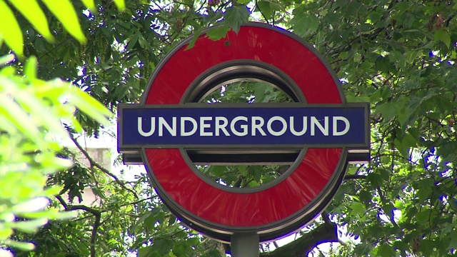 伦敦地铁标志视频下载