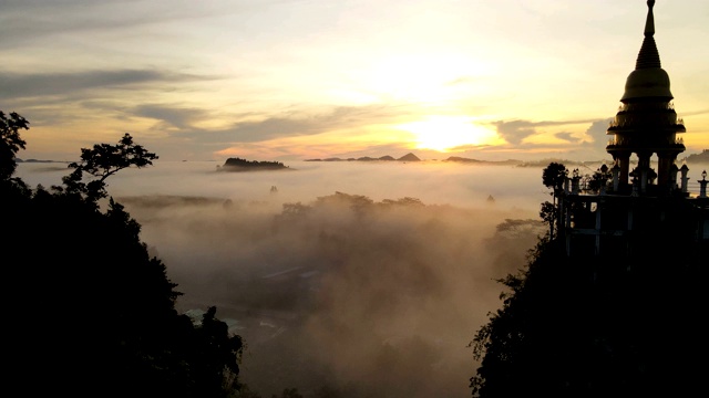 “泰国苏拉特尼的日出公园。视频素材