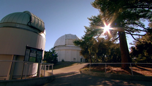 威尔逊山天文台的胡克望远镜视频下载