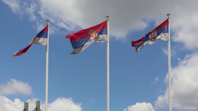 塞尔维亚国旗视频下载