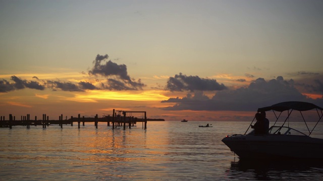 太阳在佛罗里达群岛落下视频下载